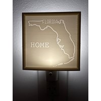 Florida Nachtlicht, Sunshine State, Led-Licht, Hauslicht, Stecker, Geschenk Zur Wohnungserwärmung, Badezimmerleuchte, Schlafzimmerleuchte, Küche von KJC3D