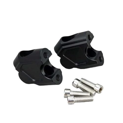 Barren Für CFMOTO NK150 NK250 Motorräder Lenker Höhe Erhöhen Kit Mount Adapter(Schwarz) von KJCDSLFCSD