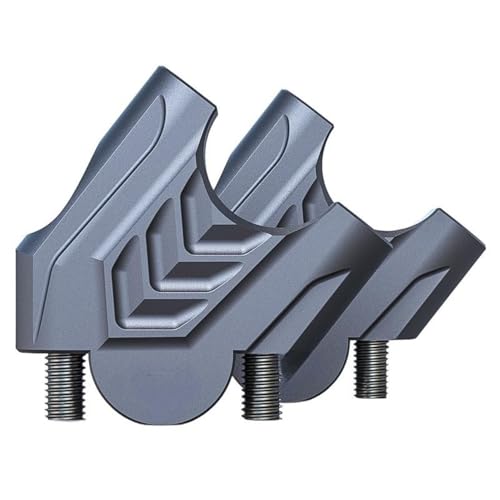 Barren Für CYCLONE RG3 Motorräder Lenker Höhe Erhöhen Kit Zurück Bewegen Mount Adapter(Chrome) von KJCDSLFCSD