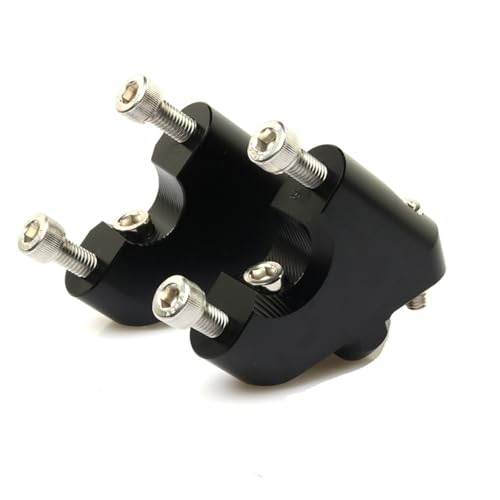 Barren Für VOGE 300AC LX300R 500R Motorräder Lenker Höhe Erhöhen Kit Mount Adapter(Schwarz) von KJCDSLFCSD