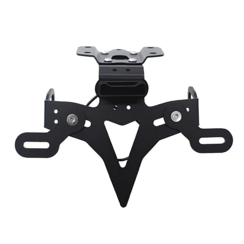 Für MT-07 2014–2022, FZ-07 2014–2021, YZF-R7, YZFR7 2021 2022, Motorrad-Kennzeichenhalter Mit Licht Hinten, Ordentliche Halterung, Eliminator-Kit-Halterung(Schwarz) von KJCDSLFCSD