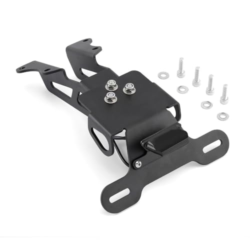 Für MT-09 Tracer FJ-09 2015-2018 Tracer900/GT 2019-2020 Motorrad-Kennzeichenhalter Mit Blinker-Rücklicht, Kotflügel-Eliminator(Schwarz) von KJCDSLFCSD