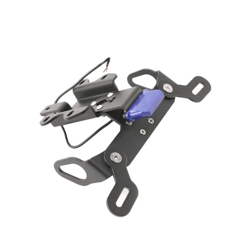 Für MT07 2014-2024 FZ07 2014-2020 YZFR7 2021-2024 Motorrad Kennzeichenhalter Mit Blinker Schwanz Ordentlich Kotflügel Eliminator(Blau) von KJCDSLFCSD