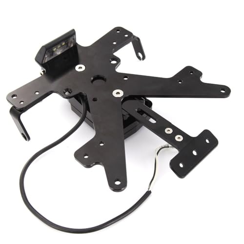 Für Z1000 2010-2016 Motorrad Kennzeichenhalter Mit Blinker Schwanz Ordentlich Kotflügel Eliminator(Schwarz) von KJCDSLFCSD