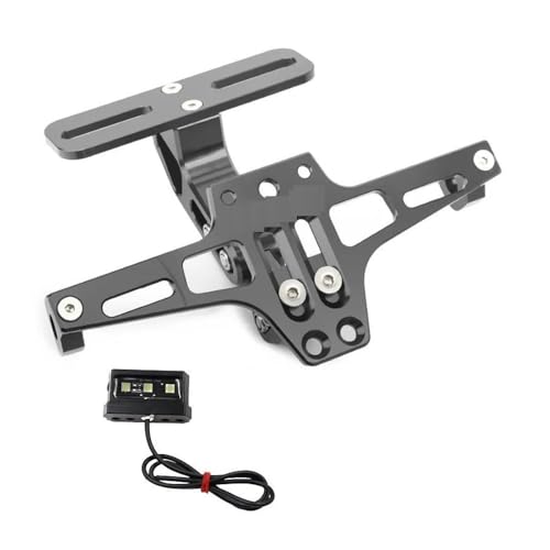 Motorrad Einstellbare Hinten Schwanz Ordentlich Kennzeichen Halter Halterung Für ADV350 ADV 350 2021 2022(Titan) von KJCDSLFCSD