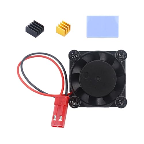 KJDKNC Bürstenloser CPU Lüfter Wärmemanagement Aluminium Kühlkörper Lüfter Mit Silikon Pad Für 4B/3B+ Entwicklung KJDKNC Bürstenloser CPU Lüfter Wärmemanagement Aluminium Kühlkörper Lüfter Mit Silikon Pad Für 4B/3B+ Entwicklung von KJDKNC