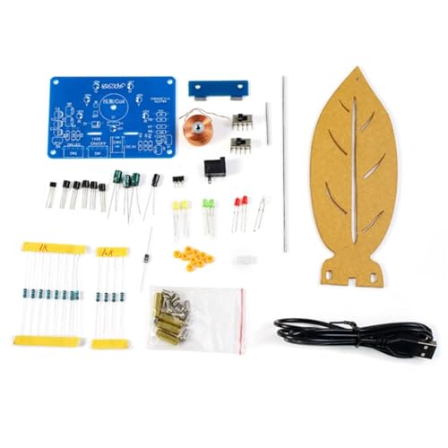 KJDKNC Elektromagnetische Schwenklötsätze Für STEM Ausbildung Blattform Pendelnadel Mit LED Licht Elektronikprojekt von KJDKNC
