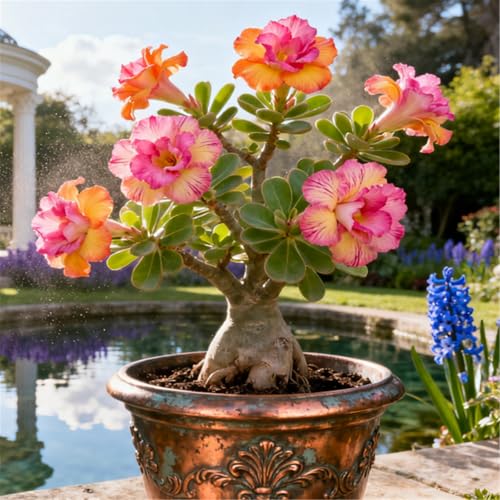 KJERTIZCVB Mehrjährige winterharte Wüstenrose/Winterharte Staude/Seltene Wüstenrosenknolle/Vintage Dekoration/Geringer Wartungsaufwand-4 Rhizome.-G KJERTIZCVB Mehrjährige winterharte Wüstenrose/Winterharte Staude/Seltene Wüstenrosenknolle/Vintage Dekoration/Geringer Wartungsaufwand-4 Rhizome.-G von KJERTIZCVB