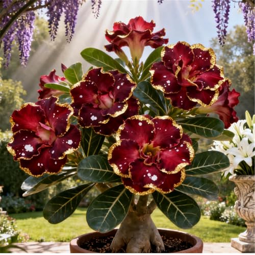 KJERTIZCVB Mehrjährige winterharte Wüstenrose/winterharte Staude/seltene Wüstenrosenknolle/Vintage Dekoration-2 Rhizome.-C KJERTIZCVB Mehrjährige winterharte Wüstenrose/winterharte Staude/seltene Wüstenrosenknolle/Vintage Dekoration-2 Rhizome.-C von KJERTIZCVB