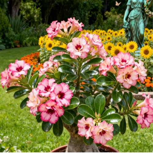 Schnellwachsende/seltene/Wüstenrose/winterharte Wüstenrosenknollen/winterharte Staude für schöne Innen- und Außenbepflanzung-4 Rhizome.-F Schnellwachsende/seltene/Wüstenrose/winterharte Wüstenrosenknollen/winterharte Staude für schöne Innen- und Außenbepflanzung-4 Rhizome.-F von KJERTIZCVB