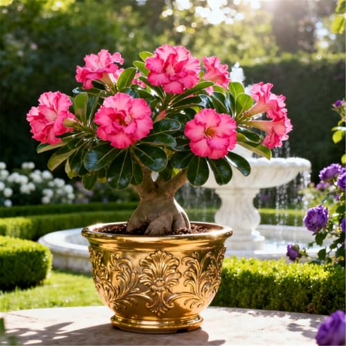 Schnellwachsende/seltene/Wüstenrose/winterharte Wüstenrosenknollen/winterharte Staude für schöne Innen- und Außenbepflanzung-4 Rhizome.-G Schnellwachsende/seltene/Wüstenrose/winterharte Wüstenrosenknollen/winterharte Staude für schöne Innen- und Außenbepflanzung-4 Rhizome.-G von KJERTIZCVB