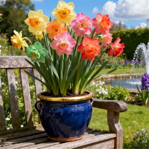 Seltene Narzissen/Stark duftend/Winterharte Narzissen/Zimmerdeko/Langlebige Schnittblume/Blühend/Pflegeleicht-4 PCS-F Seltene Narzissen/Stark duftend/Winterharte Narzissen/Zimmerdeko/Langlebige Schnittblume/Blühend/Pflegeleicht-4 PCS-F von KJERTIZCVB