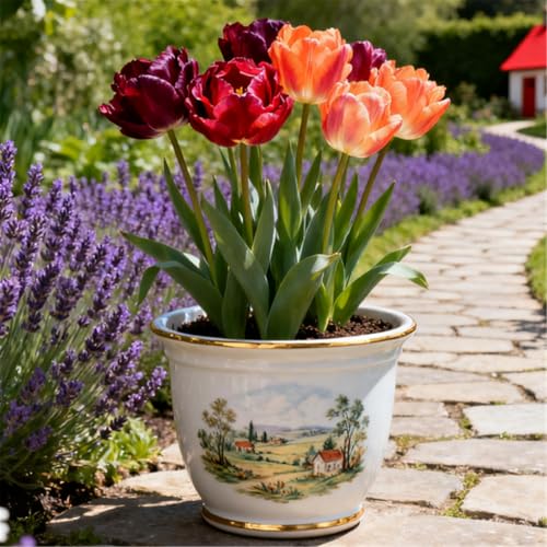 Seltene Tulpen/Tulipa/winterharte mehrjährige Gartendekoration/frühfrühlingsblühend-6 PCS-E Seltene Tulpen/Tulipa/winterharte mehrjährige Gartendekoration/frühfrühlingsblühend-6 PCS-E von KJERTIZCVB