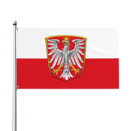 KJHBVND Polnische Flagge, dekorative Gartenflagge, 90 x 150 cm, langlebig und farbecht, für den Innen- und Außenbereich, Rasen, Garten, Hof, Banner, klassische Flagge von KJHBVND