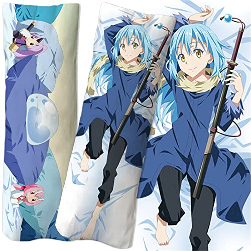 KJHG Körper-Kissenbezug That Time I Got Reincarnated as a Slime Rimuru Tempest,Pillowcase Kissenbezüge für Anime Game Fans Sofa Wohnzimmer Schlafzimmer Wohnheim-Dekor von KJHG