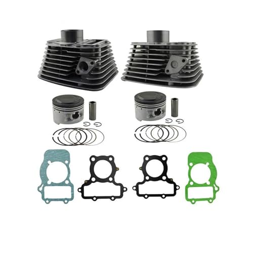 Dichtungssatz 49mm Motorrad Motor Teile Vorne Und Hinten Zylinder Block Kolben Ring Kit Zylinderkopf Dichtung Für Y&amaha XV250 von KJHOPY