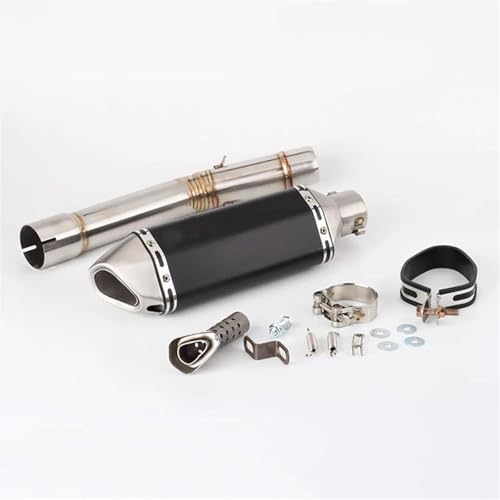 KJHOPY Abgasanlage Motorradauspuff Modifiziertes Verbindungsrohr-Auspuffsystem-Zubehör Für Y&amaha YZF R6 YZF-R6 1998 1999 2000-2005(Type D) von KJHOPY