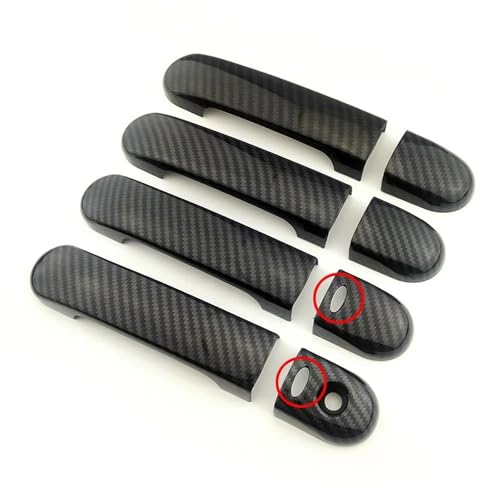 KJHOPY Auto Außentürgriff Abdeckung Trim Auto Chrom Garnieren Aufkleber Für Nissan Für Grand Für Livina L10 2007-2012(Style 4) von KJHOPY