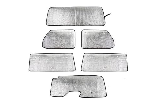 KJHOPY Auto Fenster Sonnenblende Windschutzscheibe Sonnenschirm Abdeckung Isolierung Pad Für Jeep Für Wrangler JL 2018 2019 2020 2021 2022(Style 1) von KJHOPY