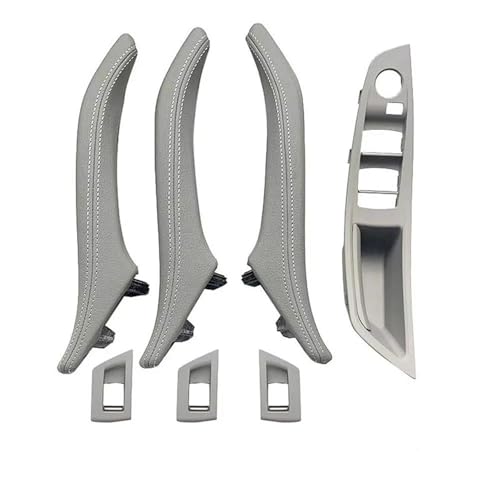 KJHOPY Auto Links Rechts Innen Tür Armlehne Griff Montage Für BMW 5 Series F10 520i 523i 528i 535i(RHD Gray) von KJHOPY