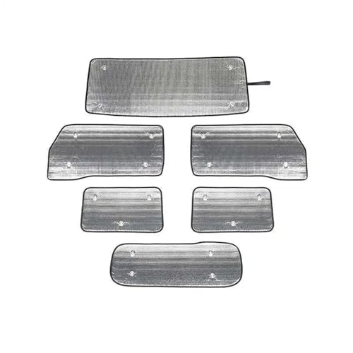 KJHOPY Auto Vorne Hinten Windschutzscheibe Fenster Sonnenschutz Abdeckung Isolierung Pad Für Suzuki Für Jimny 2 Tür 2019 2020 2021 2022-2024 von KJHOPY