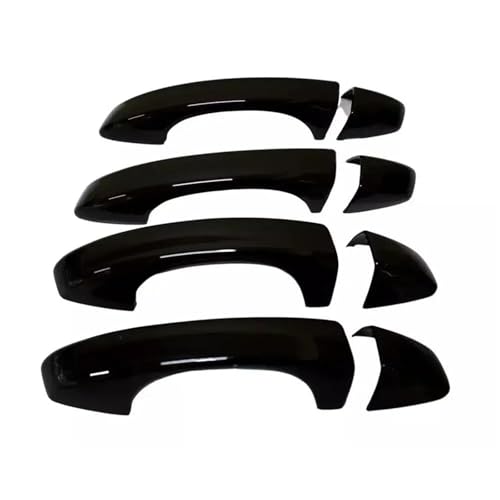 KJHOPY Autoaufkleber Silber Außentürgriff Formabdeckung Zierzubehör Für VW Für Golf 7 MK7 MK7.5 2014-2019(Style 3) von KJHOPY