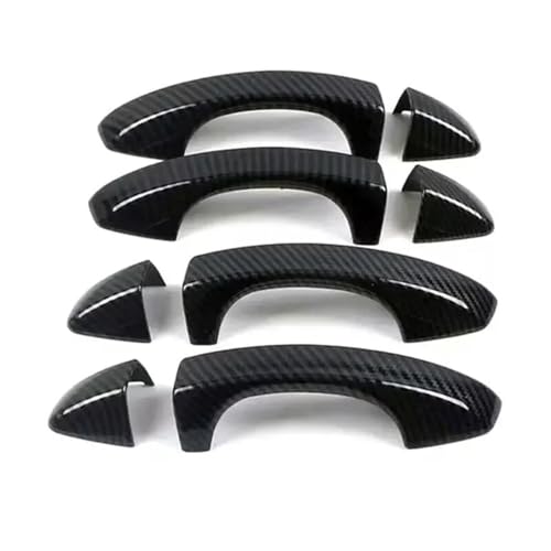 KJHOPY Autoaufkleber Silber Außentürgriff Formabdeckung Zierzubehör Für VW Für Golf 7 MK7 MK7.5 2014-2019(Style 4) von KJHOPY
