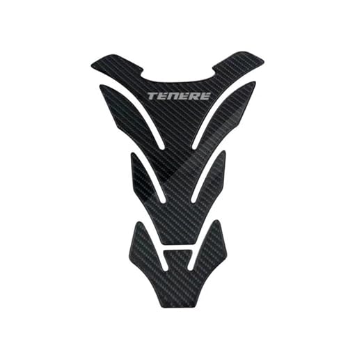 KJHOPY Carbon Fiber Motorrad Kraftstoff Tank Pad Abdeckung Schutz Aufkleber Aufkleber Für XT660Z XT1200ZE Für SUPER -TENERE 700(Style 7) von KJHOPY