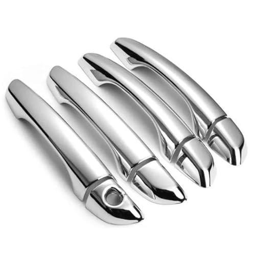 KJHOPY Chrom Auto Türgriff Schüssel Abdeckung Trim Aufkleber Auto Styling Zubehör Für Hyundai Für Tucson 2015-2020(Style 1) von KJHOPY