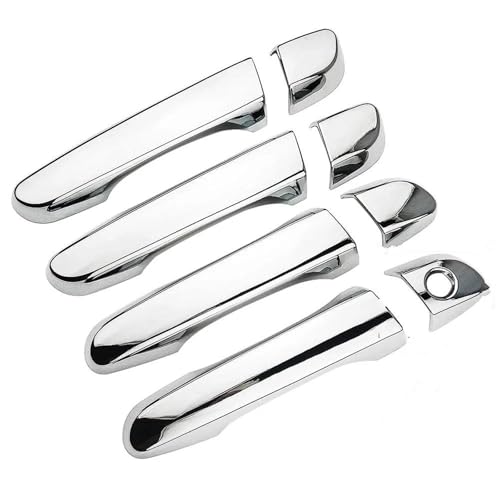 KJHOPY Für Hyundai Für Creta IX25 2016-2018 Chrom Seitentürgriffabdeckung Türgriff Schüsselrahmenabdeckung Verkleidung(Style 2) von KJHOPY
