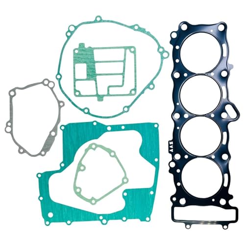 Motordichtung Motorrad Mithelfer Zylinderkopf Kurbelgehäuseabdeckung Ölwannendichtungssätze Set Für Y&amaha R1 YZFR1 YZF-R1 2004-2006(Style 2) von KJHOPY