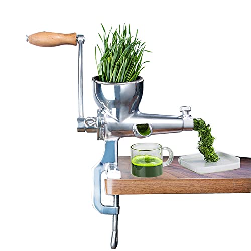 Edelstahl-Hand-Entsafter, multifunktionaler Weizengras-Hand-Entsafter, Werkzeug, einzigartiges Design, Gras-Obst-Gemüse-Entsafter von KJHYYPP