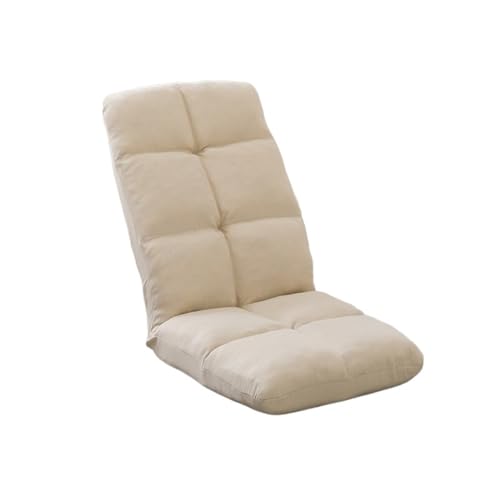 KJHYYPP Tragbarer Bodenstuhl, Zuhause Balkon Erkerfenster Bett Einzelperson Lazy Little Sofa Stuhl Tatami Stuhl, Multifunktionaler beinloser Bodensitz Bequemer Rückenlehnenstuhl von KJHYYPP
