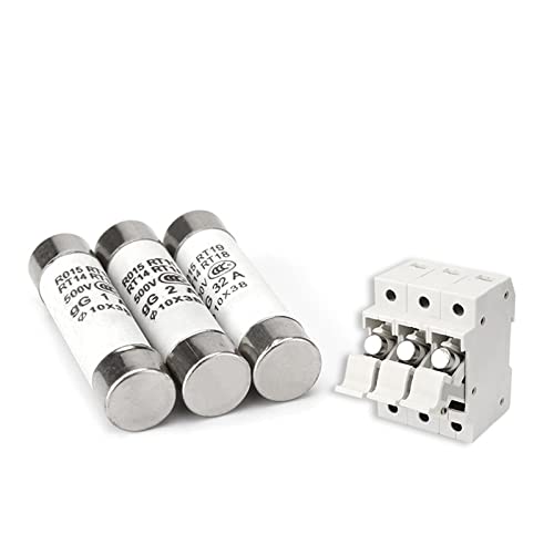 10 Stück 10 * 38 flinke Keramiksicherung 10 x 38 mm Sicherung 500 V 1 A 2 A 3 A 4 A 5 A 6 A 8 A 10 A 16 A 20 A 25 A 32 A RO15 RT19 RT14 RT18(16a) von KJJFIPCXP