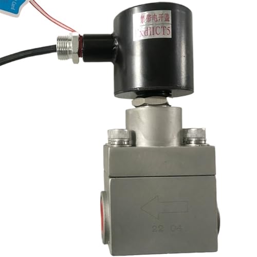 350bar 35MPa 2 Weg Wasser Magnetventil 1/2 zoll DC24V Öffnung 15mm SS304 DN15 Normalerweise Geschlossen Explosion Proof(G-DC12V-N.C) von KJJFIPCXP