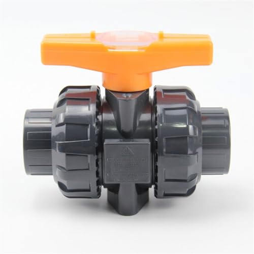 KJJFIPCXP 1 Stück Innendurchmesser 20–63 mm PVC-Kugelhahn Aquarium-Wasserversorgungsrohr 2-Wege-Ventil Gartenbewässerungsrohr Absperrventil(Inner Diameter 40mm) von KJJFIPCXP