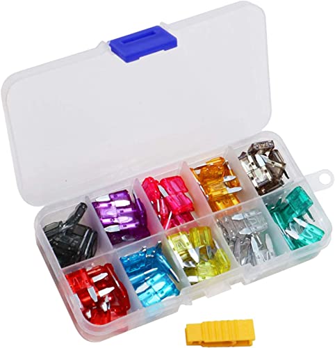 KJJFIPCXP 10 0pcs Mini -Auto -Sicherungen 2a 3a 5a 7.5a 10a 15a 20a 25a 30a 35a Verstärker mit Box Clip -Sortiment Auto Blade Typ Sicherungsset -LKW KJJFIPCXP 10 0pcs Mini -Auto -Sicherungen 2a 3a 5a 7.5a 10a 15a 20a 25a 30a 35a Verstärker mit Box Clip -Sortiment Auto Blade Typ Sicherungsset -LKW von KJJFIPCXP