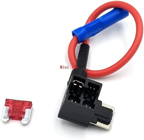 KJJFIPCXP 12 V Kleiner mittelgroß KLOPFEN Adapter mit Micro Mini Standard Geldautomat Klingen Sicherung(Mini 10A) von KJJFIPCXP