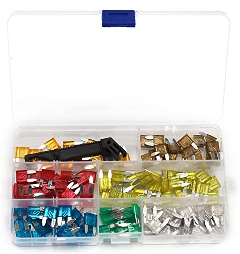 KJJFIPCXP 121pcs 7 Größen Auto Sicherungsklinge 5-3 0AMP Motorradauto -Klingen Sicherung mit Clip Auto Standard Mini -Sicherung SUV Sicherungskasten -Kit -Sortiment KJJFIPCXP 121pcs 7 Größen Auto Sicherungsklinge 5-3 0AMP Motorradauto -Klingen Sicherung mit Clip Auto Standard Mini -Sicherung SUV Sicherungskasten -Kit -Sortiment von KJJFIPCXP