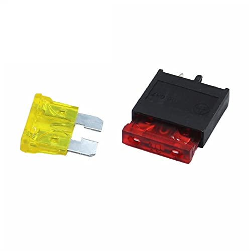 KJJFIPCXP 1PCS PA66 250V 30A Medium Auto Einsatz Sicherung Halter Horizontale Sicherung Halter PCB Sicherung Halter Auto Sicherung Halter(1A) von KJJFIPCXP