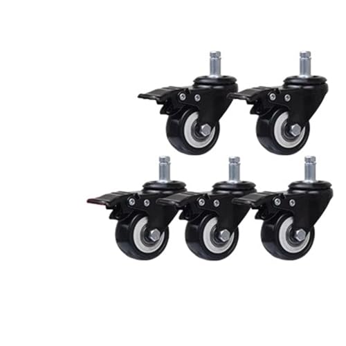 KJJFIPCXP 5 Teile/los 2 Zoll Computer Stuhl/Clip Frühling M11 Lift Bürostuhl Rad/Bremse Rad(A-brakes-m11) von KJJFIPCXP