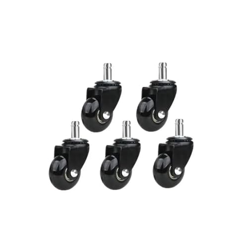 KJJFIPCXP 5er-Pack 2 Zoll Schwarze transparente PU-Lenkfederrollen for Möbel, Bürostühle, Starke Tragfähigkeit SJB920-420A KJJFIPCXP 5er-Pack 2 Zoll Schwarze transparente PU-Lenkfederrollen for Möbel, Bürostühle, Starke Tragfähigkeit SJB920-420A von KJJFIPCXP