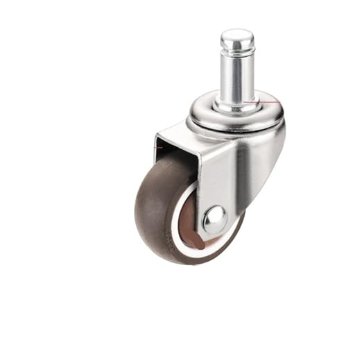 KJJFIPCXP 5er-Pack Silent Bürostuhl Computer Universal Pulley Universal Radnabe Gummi Caster(1.5-Inch-Circlip sty) von KJJFIPCXP
