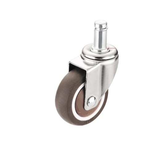 KJJFIPCXP 5er-Pack Silent Bürostuhl Computer Universal Pulley Universal Radnabe Gummi Caster(2-inch-circlip Style) von KJJFIPCXP