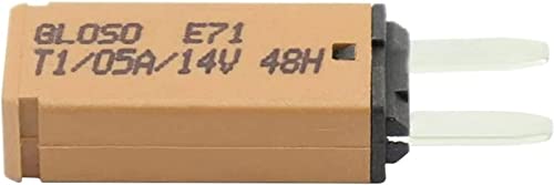 KJJFIPCXP DC 14V 5A 7.5a 10a 15a 20a 30a Automatischer Zurücksetzen Geldautomat Leistungsschalterklinge Sicherung for Auto -LKW -Boot Marine Auto(Brown) von KJJFIPCXP