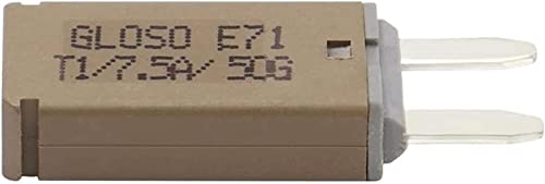 KJJFIPCXP DC 14V 5A 7.5a 10a 15a 20a 30a Automatischer Zurücksetzen Geldautomat Leistungsschalterklinge Sicherung for Auto -LKW -Boot Marine Auto(Dark Grey) von KJJFIPCXP