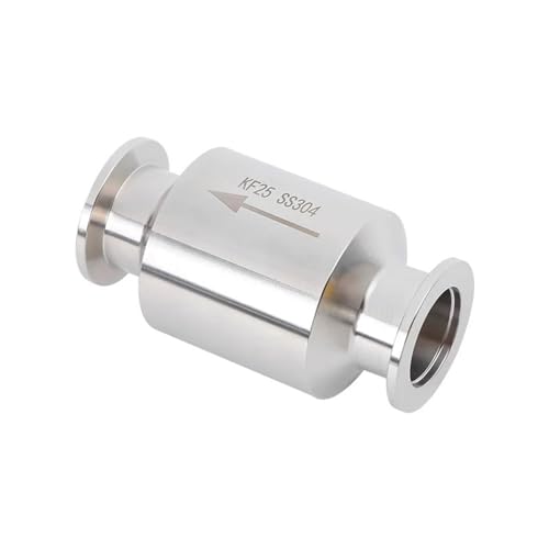KJJFIPCXP KF16 KF25 KF40 KF50 304 Edelstahl Inline-Rückschlagventil Einweg-Rückschlagventil for Vakuumpumpen-Rückschlagventil(KF-40 Flange 55mm) von KJJFIPCXP