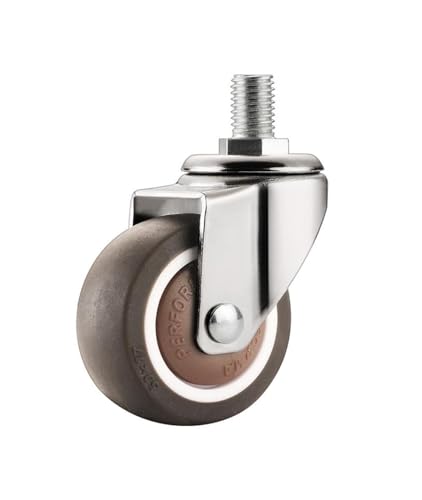 KJJFIPCXP Stille Bürostuhl Computer Universal Pulley Universal Rad Hub Gummi Caster(1.5-inch-Thread STYL) von KJJFIPCXP