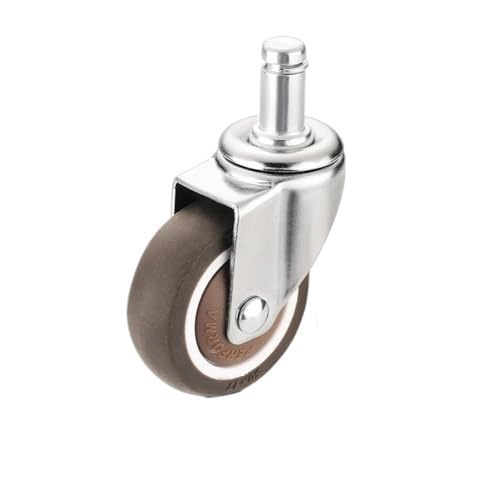 KJJFIPCXP Stille Bürostuhl Computer Universal Pulley Universal Rad Hub Gummi Caster(2-inch-circlip Style) von KJJFIPCXP