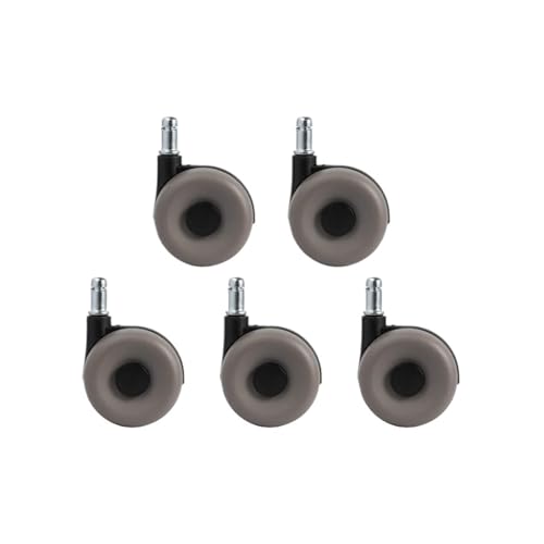 KJJFIPCXP Stuhl Rad Zubehör Computer Pulley Hub Caster Universal Gummi(Gris) von KJJFIPCXP